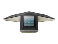 Poly Trio C60 - Téléphone VoIP de conférence - avec Interface Bluetooth - IEEE 802.11a/b/g/n (Wi-Fi) / Bluetooth 4.2 - à 5 voies capacité d'appel - SIP, SRTP, SDP - 3 lignes - noir - compatible GSA Trade - Conformité TAA 84C21AA#AC3